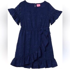 Lilly Pulitzer Little Girl’s Mini Darlah Navy Blue Dress ✨ Size 5